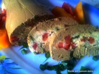 Паштет с куриной печенью и сыром