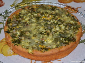 Быстрый пирог из рыбы