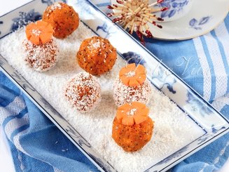 Сладкие морковные шарики