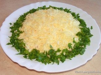 "Живенький" салат с баклажанами