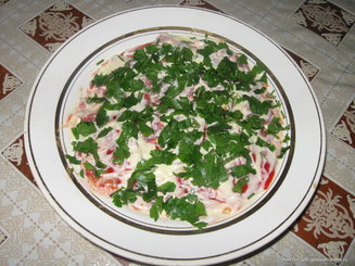 Салат "баклажановый рай"