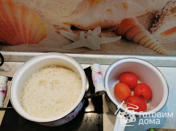 Морское изобилие на рисовой подушке Махеевъ Россия фото к рецепту 2