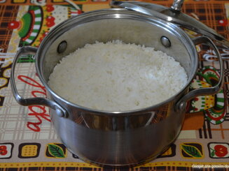 Рис с чесноком и сливочным маслом