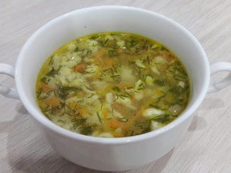 Куриный суп с "подбойкой"