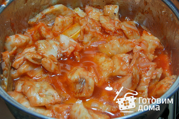 Рыба в томатном соусе фото к рецепту 3