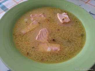 Суп из семги по-шведски