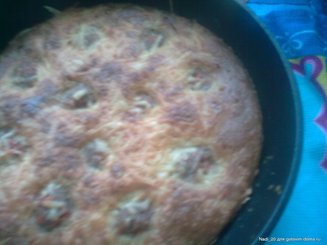 Пирог с фрикадельками
