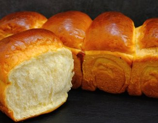 Японский молочный хлеб Хоккайдо на хлебной заварке