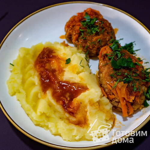 Гречаники с фаршем во вкусной подливке