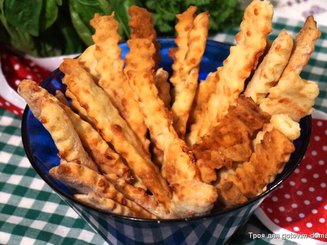 Хлебные палочки Гриссини с сыром