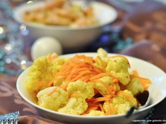 Маринованная цветная капуста по-корейски
