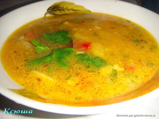 Суп с кабачками и сыром