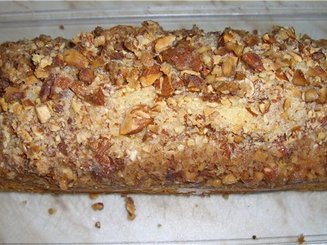 Кекс на кефире с орехами