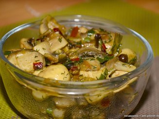 Маринованные шампиньоны (быстрый способ)