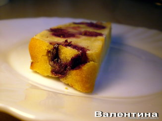 Молочный кекс с изюмом (без яиц)