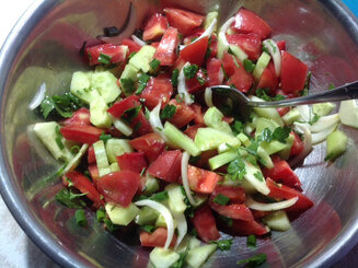 Salad-e Shirazi - иранский салат "Ширази"