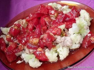 Салат "Брокколи с тунцом"