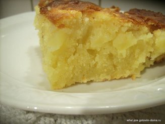Яблочный пирог на очень скорую руку