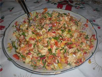 Салат " Фантазия" ( или " Кучки")