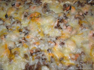 Запеканка из мясного фарша "Любительская"