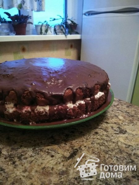 Простой ягодный торт фото к рецепту 1