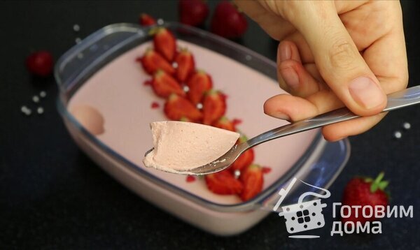 Клубничное(ягодное) суфле фото к рецепту 12