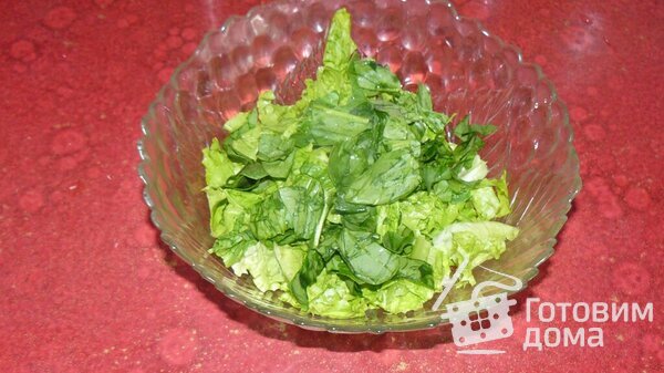 Летний салат с желудками фото к рецепту 2