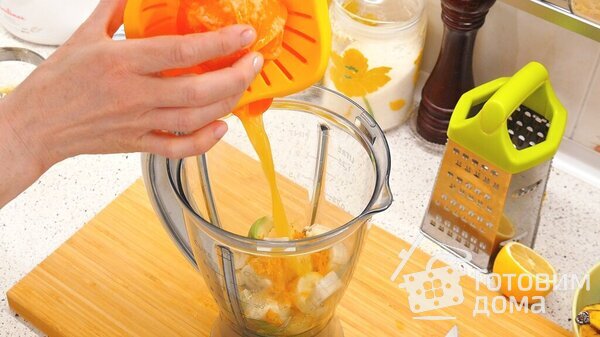 Смузи из авокадо с бананом, лимоном и апельсином фото к рецепту 7