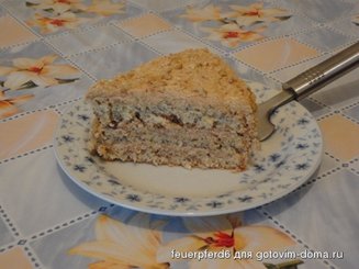 Орехово-кокосовый торт