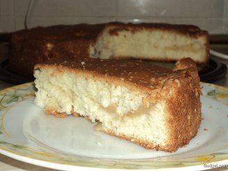 Шарлотка с яблоками