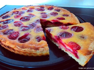 Песочный пирог с черникой