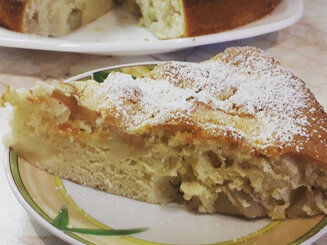 Яблочный пирог-шарлотка