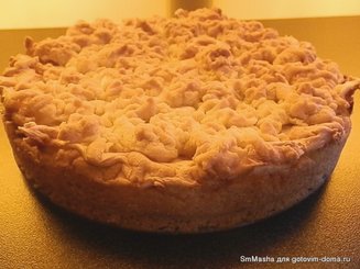 Яблочный пирог с белковой начинкой