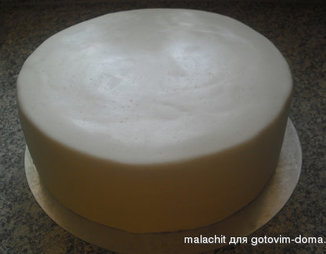 Тортирование торта и покрытие его мастикой