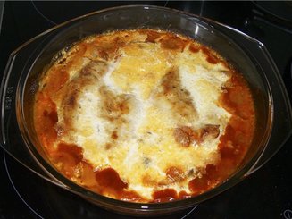 Фасолевая запеканка с куриной грудкой