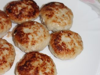 Куриные котлеты с яблоком