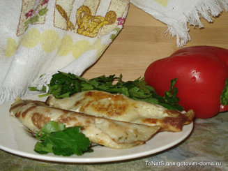 Картофельные рулетики с курицей и грибами