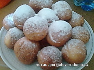 Творожные пончики