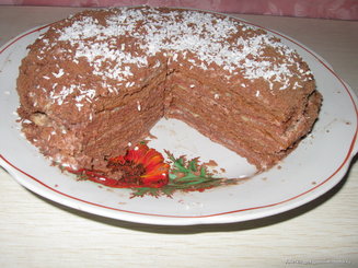 Торт "Спартак" (на медовике)