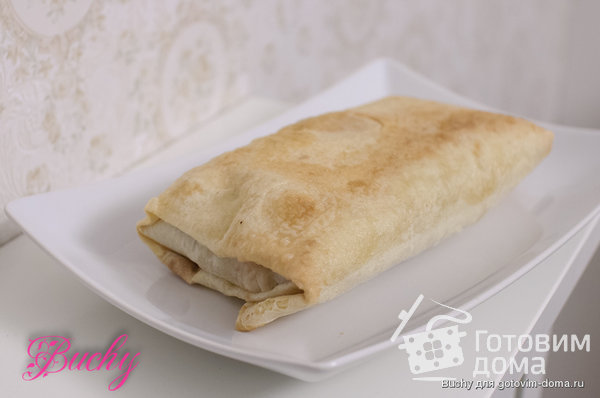 Конвертики из лаваша с мясом и картофелем фото к рецепту 6