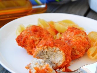 Куриные тефтели с ячкой