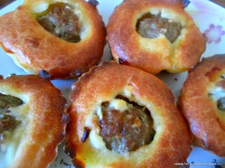 Фрикадельки в тесте (кексы)