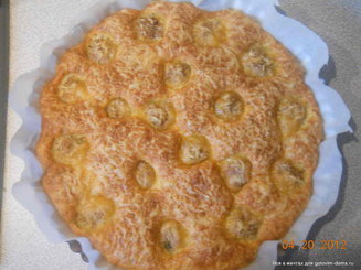 Пирог с фрикадельками