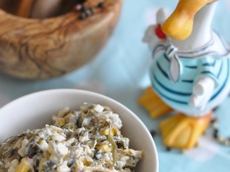 Салат с морской капустой " Семейный"
