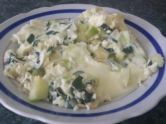Омлет с кабачками