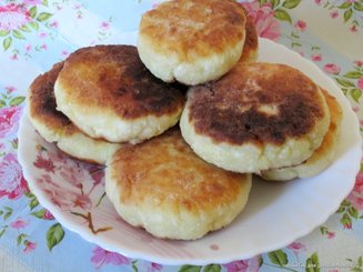 Сырники из творога с яблоками