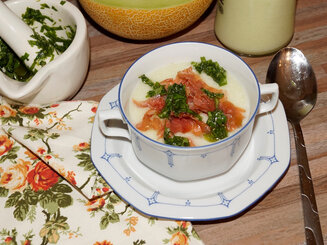 Potage de melon (Суп-потаж из дыни) 2 варианта