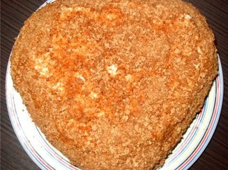 Легкий  медовик (жидкое тесто)