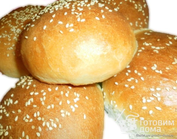 Hamburger Buns (булочки для гамбургеров) фото к рецепту 3