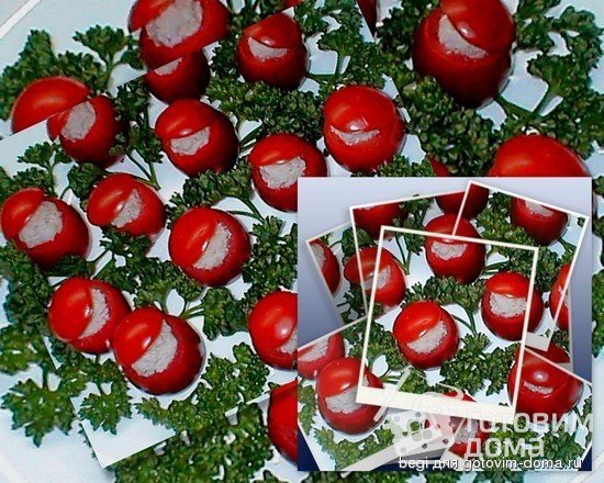 Фаршированные помидоры-черри фото к рецепту 2